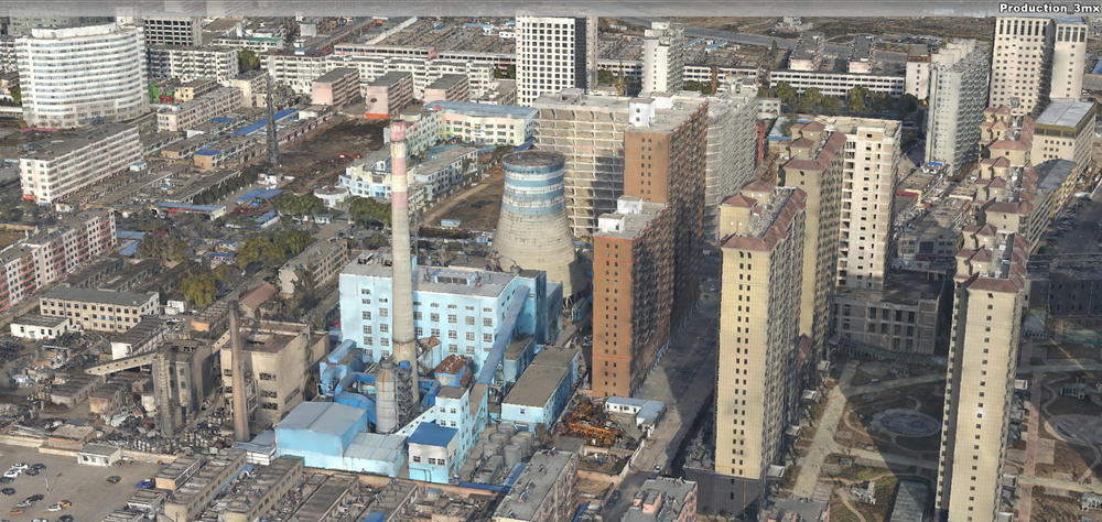 陕西神木市倾斜三维建模